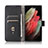 Custodia Portafoglio In Pelle Cover con Supporto L01Z per Samsung Galaxy S21 Ultra 5G