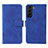 Custodia Portafoglio In Pelle Cover con Supporto L01Z per Samsung Galaxy S25 5G Blu