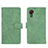 Custodia Portafoglio In Pelle Cover con Supporto L01Z per Samsung Galaxy XCover 5 SM-G525F Verde