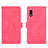 Custodia Portafoglio In Pelle Cover con Supporto L01Z per Samsung Galaxy XCover Pro Rosa Caldo