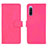 Custodia Portafoglio In Pelle Cover con Supporto L01Z per Sony Xperia 10 III Rosa Caldo