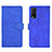 Custodia Portafoglio In Pelle Cover con Supporto L01Z per Vivo Y12s Blu