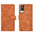 Custodia Portafoglio In Pelle Cover con Supporto L01Z per Vivo Y31 (2021) Marrone
