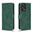 Custodia Portafoglio In Pelle Cover con Supporto L01Z per Xiaomi Poco F5 5G Verde