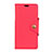 Custodia Portafoglio In Pelle Cover con Supporto L02 per Alcatel 5V Rosso