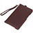 Custodia Portafoglio In Pelle Cover con Supporto L02 per Amazon Kindle 6 inch Marrone