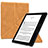 Custodia Portafoglio In Pelle Cover con Supporto L02 per Amazon Kindle Oasis 7 inch Arancione