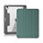 Custodia Portafoglio In Pelle Cover con Supporto L02 per Apple iPad Air 4 10.9 (2020) Verde Notte