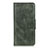 Custodia Portafoglio In Pelle Cover con Supporto L02 per Apple iPhone 12 Mini Verde