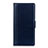 Custodia Portafoglio In Pelle Cover con Supporto L02 per BQ Aquaris C Blu