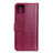 Custodia Portafoglio In Pelle Cover con Supporto L02 per Google Pixel 4 Rosso