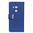 Custodia Portafoglio In Pelle Cover con Supporto L02 per HTC U11 Eyes Blu