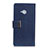 Custodia Portafoglio In Pelle Cover con Supporto L02 per HTC U11 Life Blu