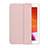 Custodia Portafoglio In Pelle Cover con Supporto L02 per Huawei MediaPad M6 8.4 Oro Rosa