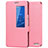 Custodia Portafoglio In Pelle Cover con Supporto L02 per Huawei MediaPad X2 Rosa