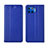 Custodia Portafoglio In Pelle Cover con Supporto L02 per Motorola Moto G 5G Plus Blu