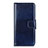 Custodia Portafoglio In Pelle Cover con Supporto L02 per Motorola Moto One Fusion Plus Blu