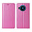 Custodia Portafoglio In Pelle Cover con Supporto L02 per Nokia 8.3 5G Rosa