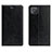 Custodia Portafoglio In Pelle Cover con Supporto L02 per Oppo A92s 5G Nero