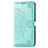 Custodia Portafoglio In Pelle Cover con Supporto L02 per Realme C3 Verde