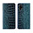 Custodia Portafoglio In Pelle Cover con Supporto L02 per Realme X7 5G Blu