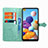 Custodia Portafoglio In Pelle Cover con Supporto L02 per Samsung Galaxy A21