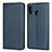 Custodia Portafoglio In Pelle Cover con Supporto L02 per Samsung Galaxy A30 Blu