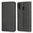 Custodia Portafoglio In Pelle Cover con Supporto L02 per Samsung Galaxy M10S Nero