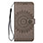 Custodia Portafoglio In Pelle Cover con Supporto L02 per Samsung Galaxy S20 Grigio