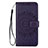 Custodia Portafoglio In Pelle Cover con Supporto L02 per Samsung Galaxy S20 Viola