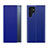 Custodia Portafoglio In Pelle Cover con Supporto L02 per Samsung Galaxy S21 Ultra 5G Blu