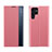 Custodia Portafoglio In Pelle Cover con Supporto L02 per Samsung Galaxy S21 Ultra 5G Rosa