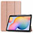 Custodia Portafoglio In Pelle Cover con Supporto L02 per Samsung Galaxy Tab S6 Lite 10.4 SM-P610