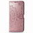 Custodia Portafoglio In Pelle Cover con Supporto L02 per Samsung Galaxy XCover Pro Oro Rosa