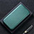 Custodia Portafoglio In Pelle Cover con Supporto L02 per Sharp AQUOS Sense4 Plus Verde