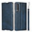 Custodia Portafoglio In Pelle Cover con Supporto L02 per Sony Xperia 1 II Blu