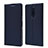 Custodia Portafoglio In Pelle Cover con Supporto L02 per Sony Xperia XZ4 Blu