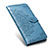 Custodia Portafoglio In Pelle Cover con Supporto L02 per Xiaomi Mi Note 10 Lite Cielo Blu