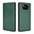 Custodia Portafoglio In Pelle Cover con Supporto L02 per Xiaomi Poco X3 NFC Verde