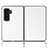 Custodia Portafoglio In Pelle Cover con Supporto L02Z per Microsoft Surface Duo 2 Bianco