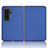 Custodia Portafoglio In Pelle Cover con Supporto L02Z per Microsoft Surface Duo 2 Blu