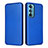 Custodia Portafoglio In Pelle Cover con Supporto L02Z per Motorola Moto Edge 30 5G Blu