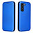Custodia Portafoglio In Pelle Cover con Supporto L02Z per Motorola Moto Edge S30 5G Blu