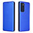 Custodia Portafoglio In Pelle Cover con Supporto L02Z per Motorola Moto G60s Blu