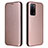 Custodia Portafoglio In Pelle Cover con Supporto L02Z per Oppo A55 5G Oro Rosa