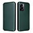 Custodia Portafoglio In Pelle Cover con Supporto L02Z per Oppo A56S 5G Verde