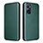 Custodia Portafoglio In Pelle Cover con Supporto L02Z per Oppo K10 4G Verde