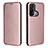 Custodia Portafoglio In Pelle Cover con Supporto L02Z per Oppo Reno5 A Oro Rosa