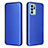 Custodia Portafoglio In Pelle Cover con Supporto L02Z per Oppo Reno6 Z 5G Blu