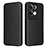 Custodia Portafoglio In Pelle Cover con Supporto L02Z per Oppo Reno8 Pro 5G Nero